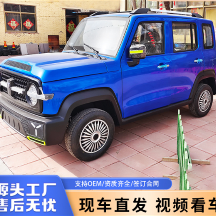 續(xù)航100km的代步車方向盤小貨斗買菜專用加蓋