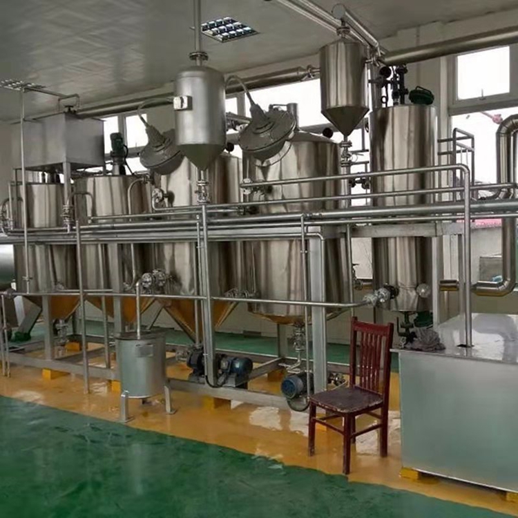 食用油精煉過程花生油提純設備動物油精煉成套設備