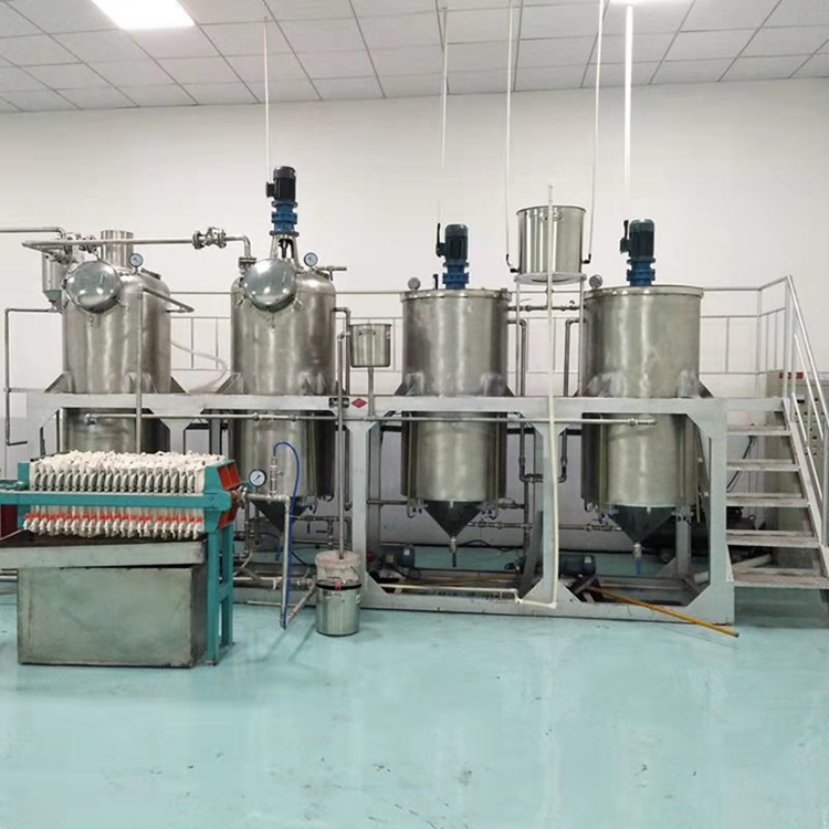 二級油精煉設(shè)備茶籽油實力廠家可定制去除油中雜質(zhì)的機器