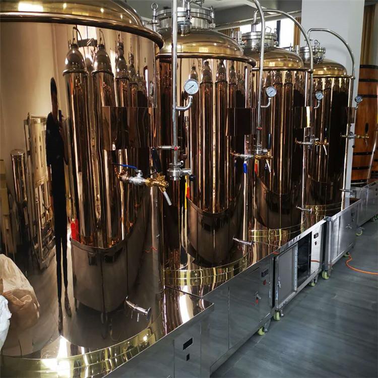 鮮釀設(shè)備批發(fā)酒店自釀啤酒300L精釀啤酒設(shè)備小型糖化系統(tǒng)