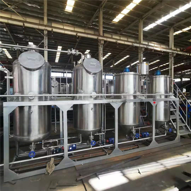 中贏菜籽油精煉設(shè)備廠家動(dòng)物油榨油實(shí)力廠家可定制