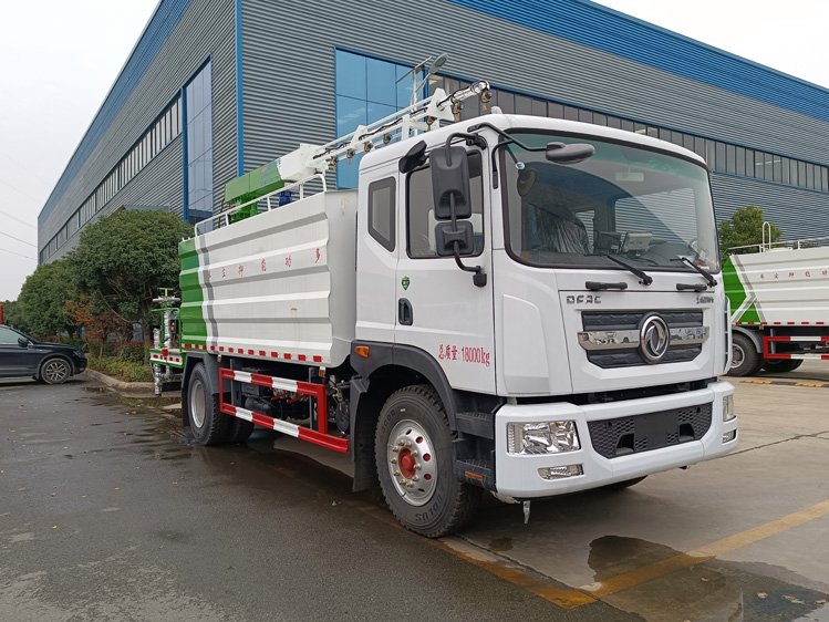 東風(fēng)15噸鐵路抑塵車_12噸煤炭抑塵劑噴霧封層車D9自動(dòng)噴淋降塵車