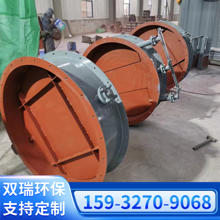 雙瑞鍋爐煙氣蝶閥電動通風碟閥矩形手動通風閥管道調(diào)節(jié)閥