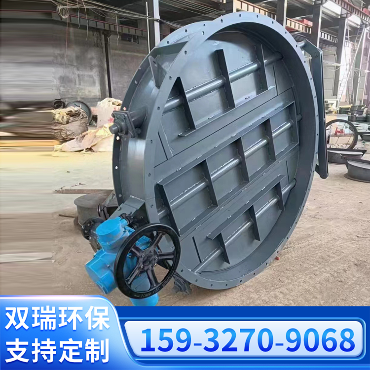 雙瑞除塵管道圓口閥門(mén)大口徑電動(dòng)氣動(dòng)通風(fēng)高溫蝶閥