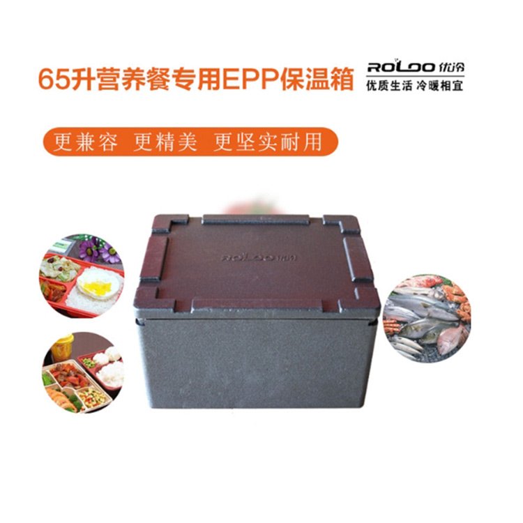 65升團餐營養(yǎng)餐專用EPP食品保溫箱