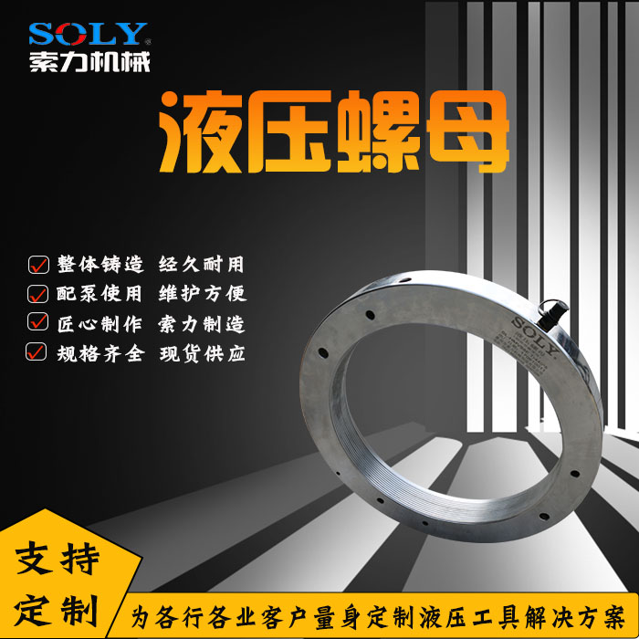 索力機(jī)械液壓螺母生產(chǎn)廠家SL-HMVE型裝配拆卸軸承用