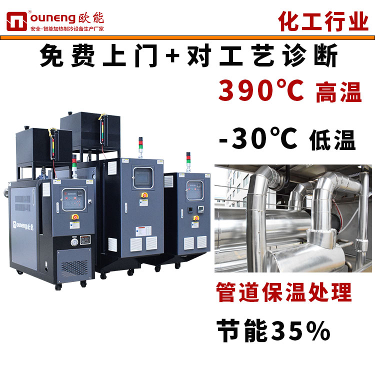 電熱模溫機(jī)定制350度高溫油溫機(jī)1噸反應(yīng)釜控溫配套設(shè)備歐能