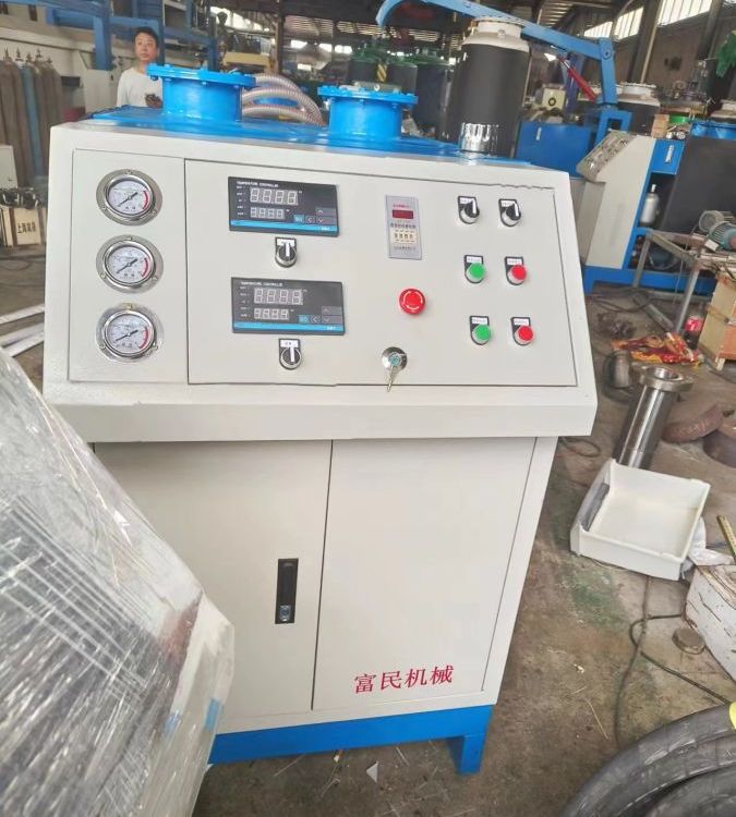 小型聚氨酯高壓補口機設備箱體、管道接頭澆筑保溫填充外引手柄