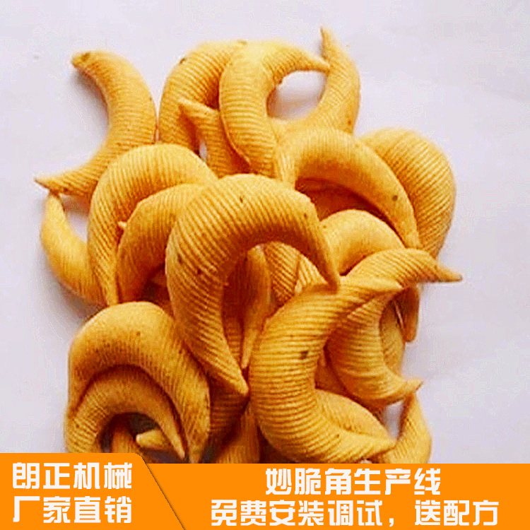 朗正膨化零食生產(chǎn)線鍋巴妙脆角生產(chǎn)設(shè)備全自動苦蕎片機(jī)械