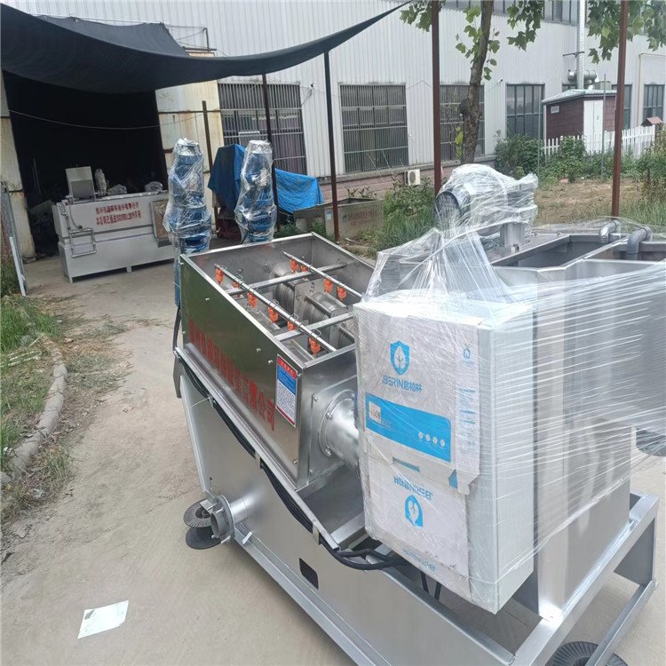 弘滿環(huán)保302疊螺脫水機(jī)廠家不銹鋼污泥脫水機(jī)