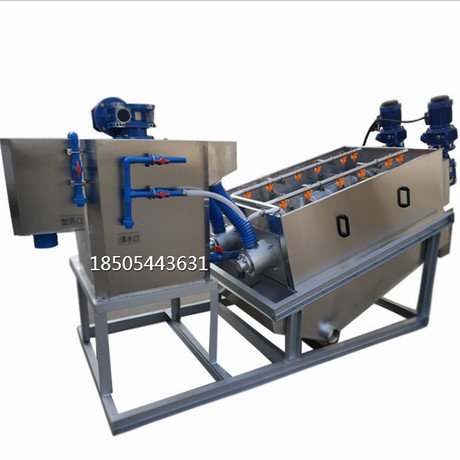 弘滿環(huán)保造紙廠污水處理設(shè)備疊螺式污泥脫水機(jī)