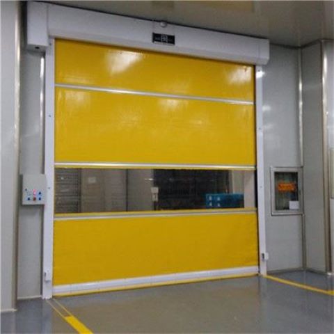 pvc快速卷簾門(mén)定制吉照自動(dòng)感應(yīng)車(chē)間保溫快速門(mén)