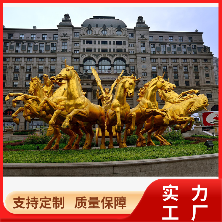 佳磊銅雕觀賞品銅景區(qū)廣場公園小區(qū)鑄銅阿波羅戰(zhàn)車高3.5米