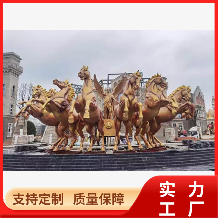 銅雕太陽神阿波羅戰(zhàn)車鑄銅景觀地產(chǎn)雕塑工藝品廠家定制