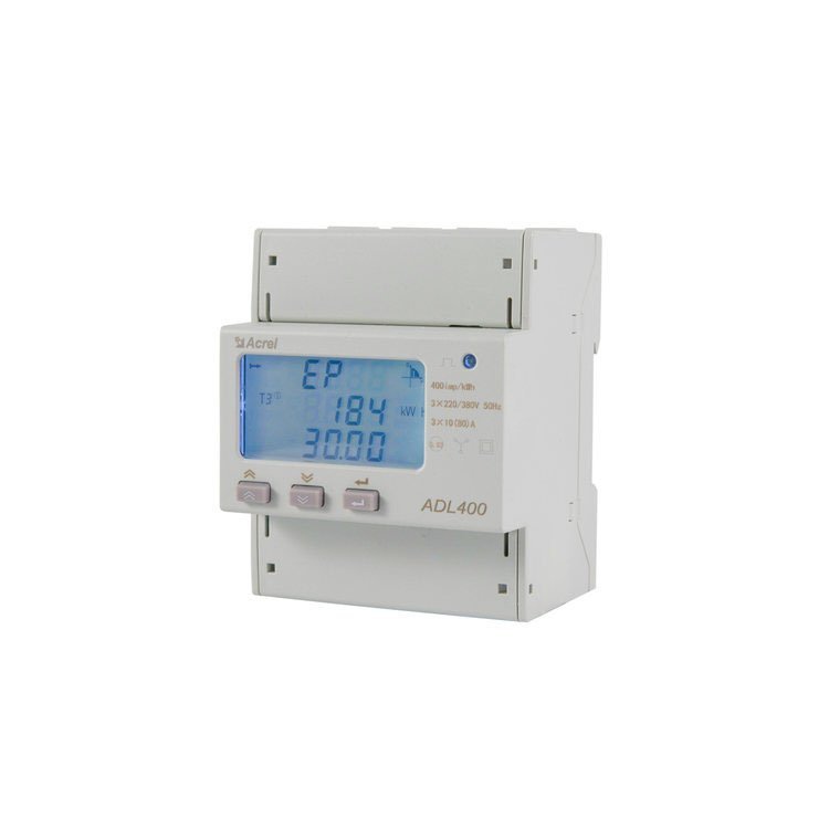 安科瑞ADL400\/C帶RS485通訊多功能電能表導軌式安裝RS485通訊