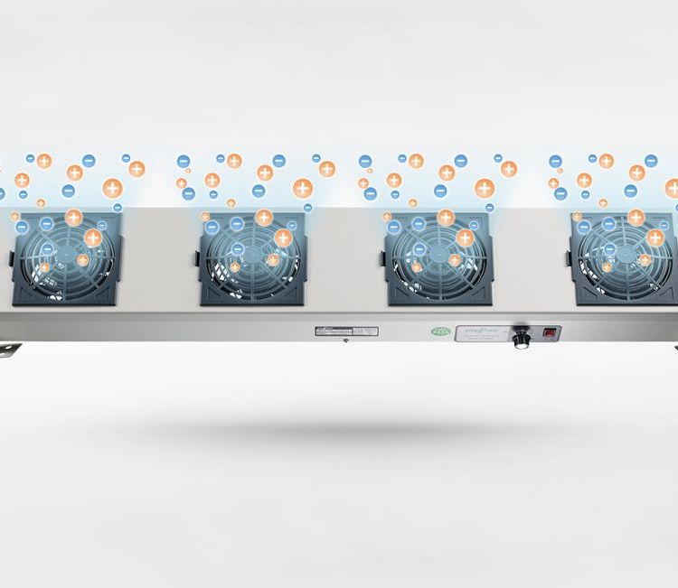 景豪JH1201A-4四頭直流離子風(fēng)機烤漆表面支持定做