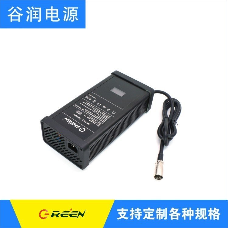 全球通用證全可定制可調(diào)帶通訊4串35A14.4V鐵鋰充電器600W谷潤(rùn)源
