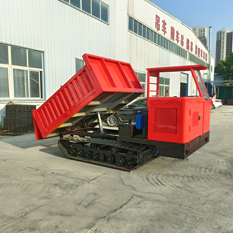 小型農(nóng)用履帶車3噸履帶運(yùn)輸車現(xiàn)貨山地工程履帶式翻斗車