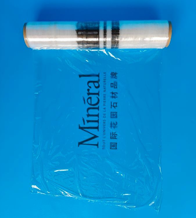 印刷字商標圖案LOGO拉伸纏繞膜，PE裹包膜,打包薄膜