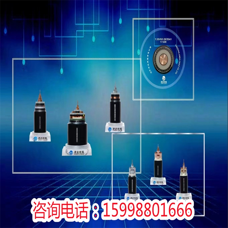 津達(dá)線纜無鹵低煙粗鋼絲鎧裝礦用電纜WD-MYJY434*120 1