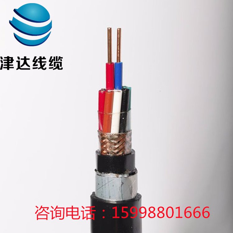 津達聚乙烯絕緣對絞銅帶分屏蔽及總屏蔽計算機電纜DJYP2VP21*2*1