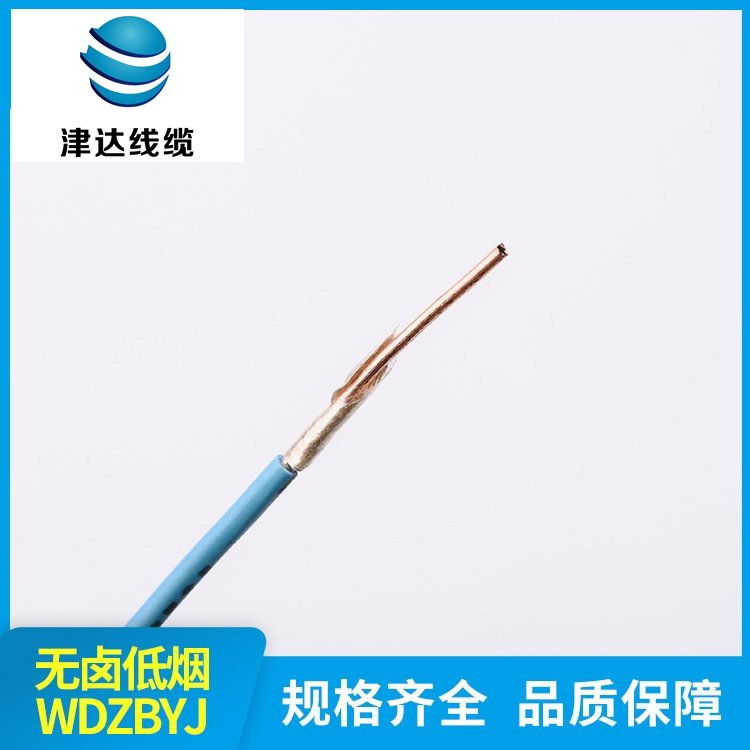 津達(dá)線纜無(wú)鹵低煙聚烯烴B1級(jí)阻燃電線WDZB1-BYJ6平方