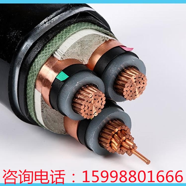 津達(dá)線纜YJV22-8.7\/15KV3*185銅芯高壓鎧裝電纜支持定制