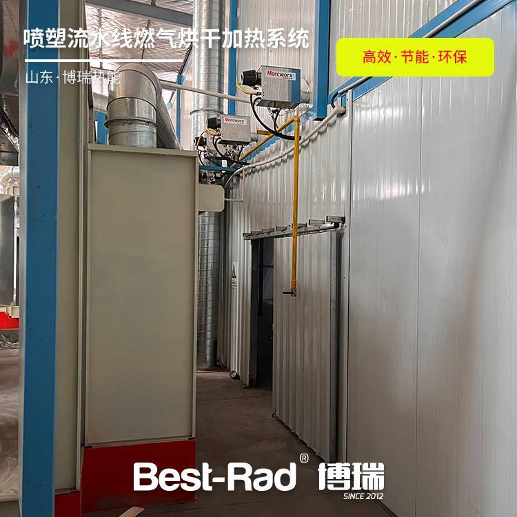 燃氣固化爐噴塑流水線節(jié)能改造