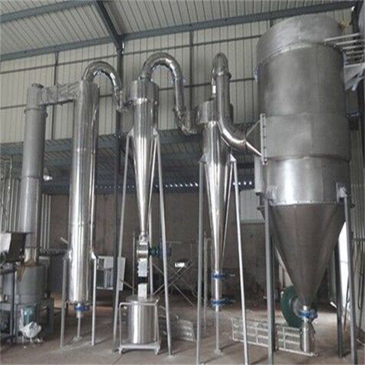 天澤白炭黑閃蒸干燥機高嶺土高速旋轉烘干設備生產效率高