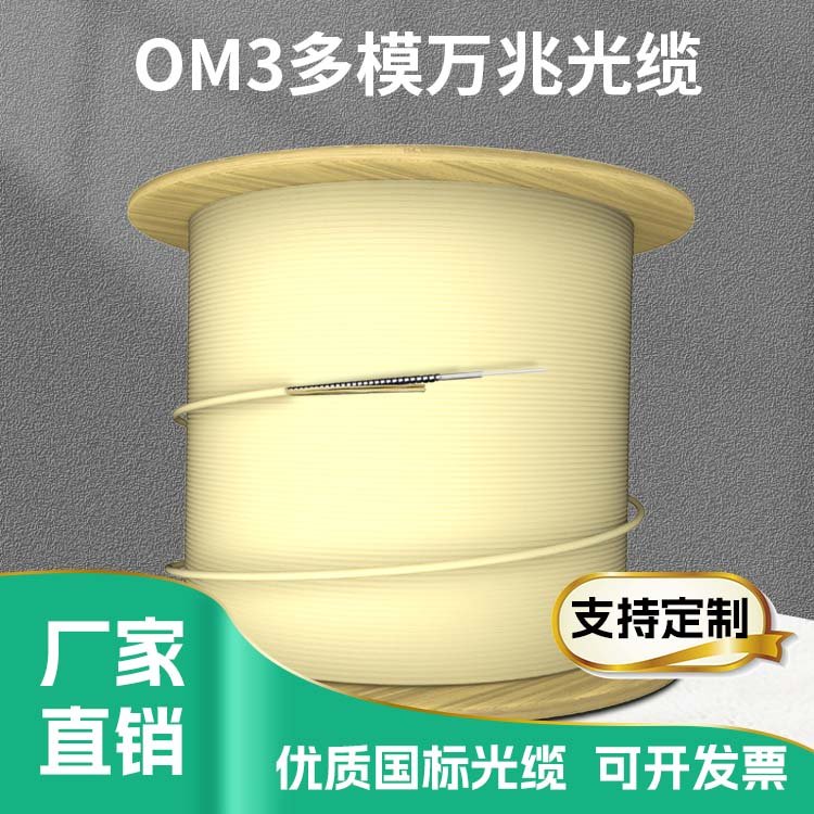 鴻鑫科技鎧裝光纜生產(chǎn)廠家OM3多模單芯萬兆光纖極速網(wǎng)絡(luò)現(xiàn)貨現(xiàn)發(fā)
