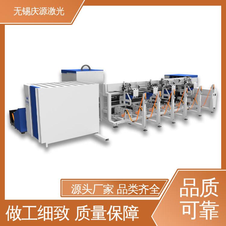 進(jìn)行高速質(zhì)量切割自動(dòng)上料方管切管機(jī)源頭廠(chǎng)家按需定制慶源激光