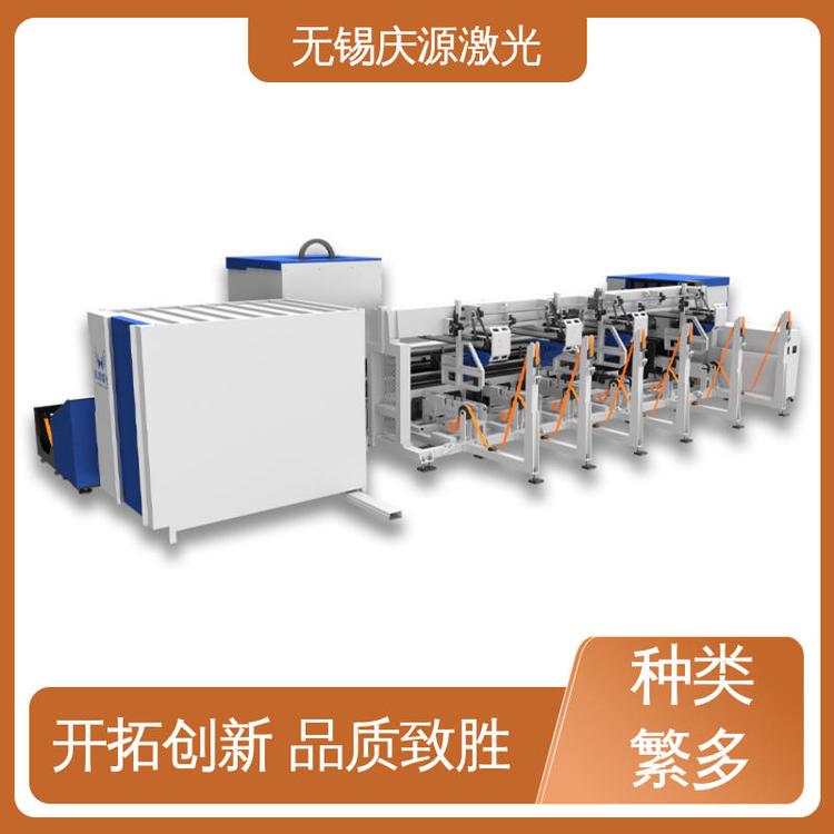 慶源激光發(fā)貨及時(shí)品牌制造精密齒輪齒條傳動(dòng)方式鋁條切管機(jī)
