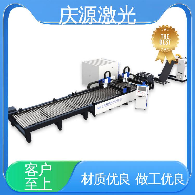 慶源1.2G超大加速度圓管光纖激光切割生產(chǎn)線外形美觀經(jīng)久耐用
