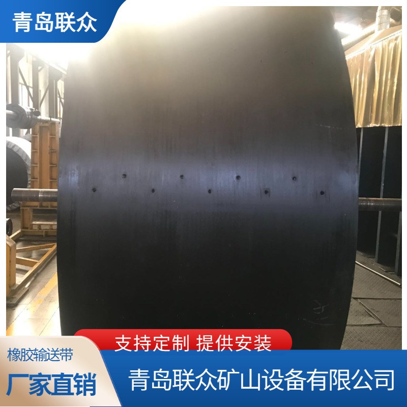 聯(lián)眾供應(yīng)TGD800斗式提升機(jī)皮帶耐熱防撕裂型ST1250橡膠帶大拉力