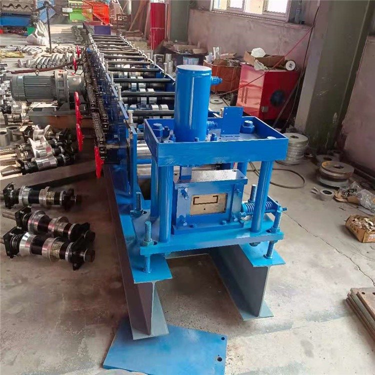 80-100可調(diào)雙型號(hào)C型鋼機(jī)活動(dòng)房檁條成型設(shè)備C型槽沖孔機(jī)