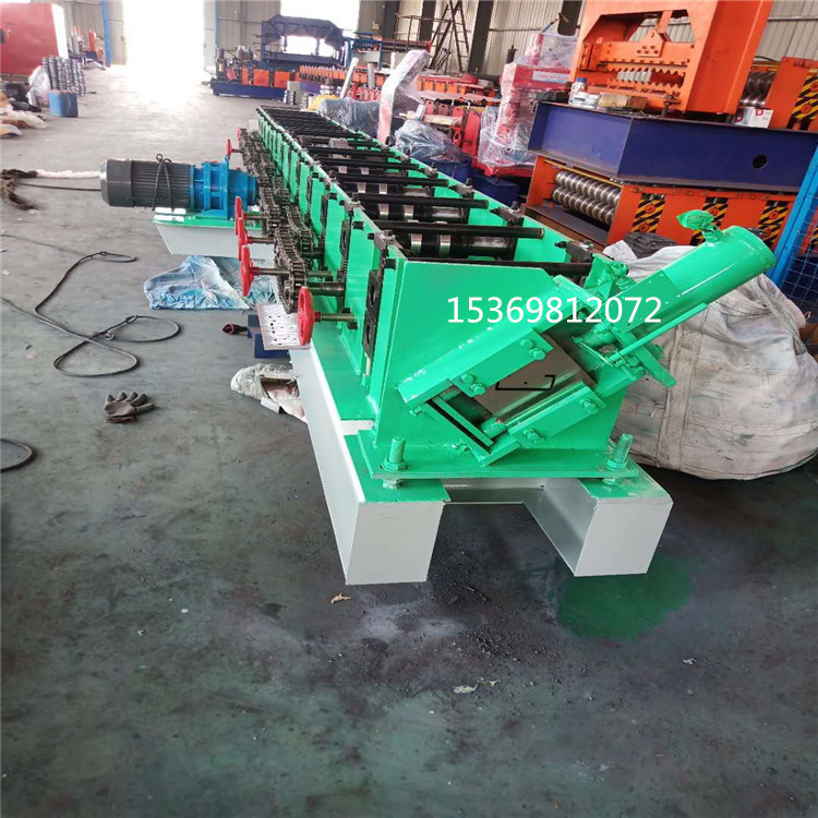 80-100雙出c型鋼機活動房檁條機八字筋沖孔機亞峰壓瓦機