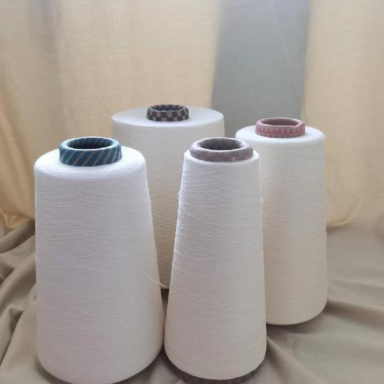 澤宇紡織50支賽緊有機(jī)精梳棉竹纖維紗線殺菌透氣性強(qiáng)