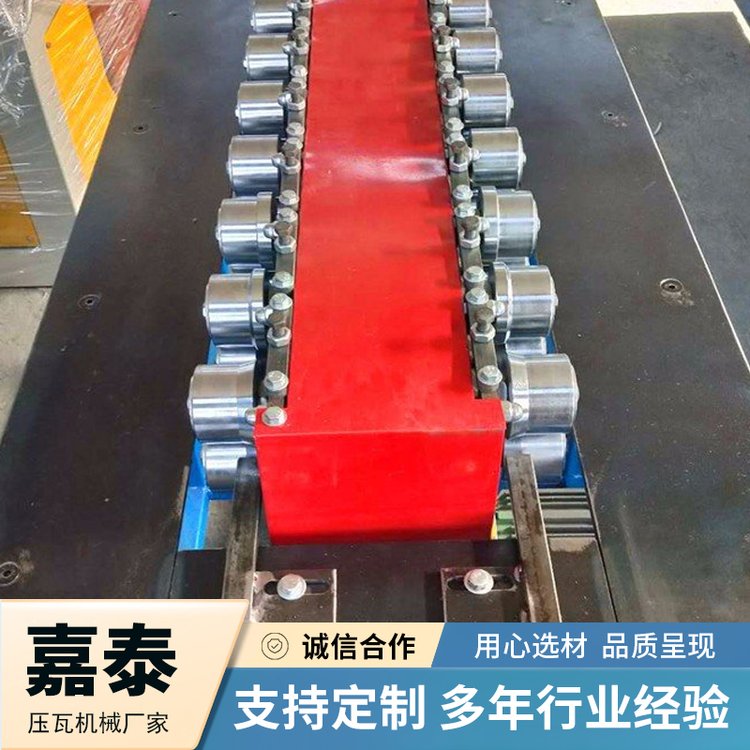嘉泰壓瓦機(jī)生產(chǎn)復(fù)合板包邊機(jī)彩鋼板內(nèi)外包邊一體機(jī)