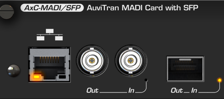 法國AuviTran網(wǎng)絡接口卡AxC-MADI\/SFP互連設備橋接器