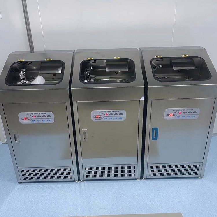 不銹鋼智能感應(yīng)洗手烘干機(jī)潔凈更衣室實(shí)驗(yàn)室配套使用