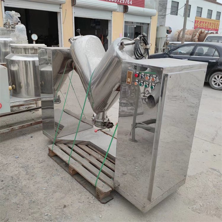 二手150升V型混合機(jī)不銹鋼攪拌混合機(jī)器化工粉類混合設(shè)備