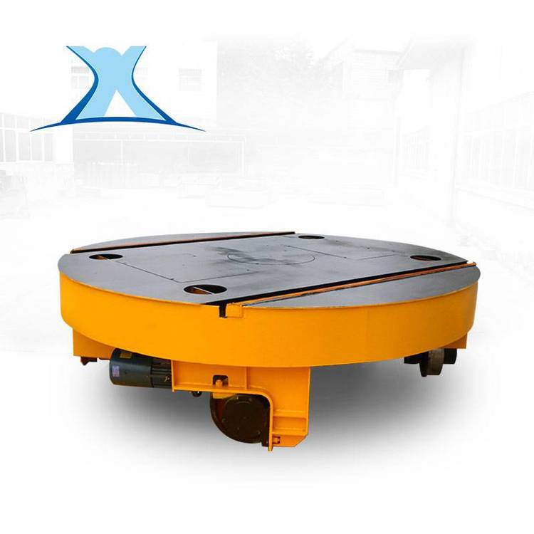 軌道車180度旋轉(zhuǎn)導(dǎo)軌平臺(tái)原地調(diào)頭大型電動(dòng)遙控轉(zhuǎn)臺(tái)定做百特智能