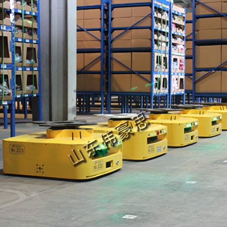 模具智能AGV小車制造業(yè)全自動(dòng)搬運(yùn)機(jī)器人實(shí)現(xiàn)自動(dòng)搬運(yùn)輸送