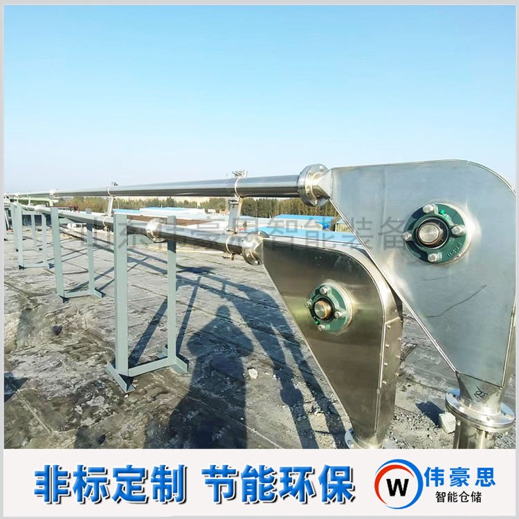 無塵硝酸鉀粉管鏈輸送機定制管鏈式粉體輸送設備密閉無塵