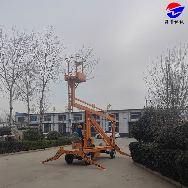 戶外360°旋轉(zhuǎn)曲臂式升降平臺移動式液壓登高車高空施工作業(yè)升降機(jī)