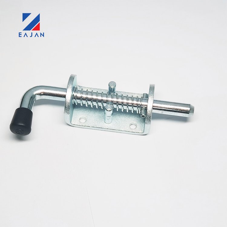 盈佳車(chē)廂鍍鋅彈簧插銷(xiāo)工業(yè)門(mén)銷(xiāo)固定門(mén)扣機(jī)械設(shè)備門(mén)栓02413