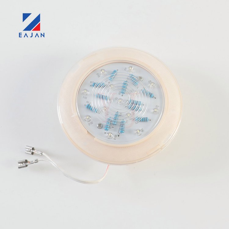 盈佳12V\/24VLED車廂室內圓頂燈照明燈貼片燈冷藏車06004