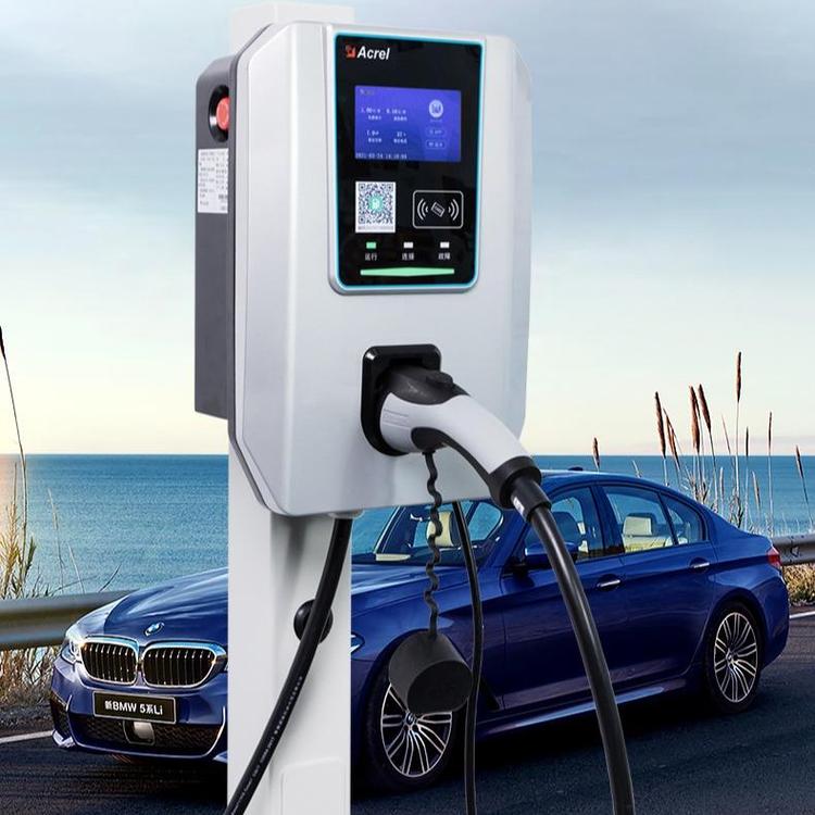 商業(yè)廣場充滿自停7KW交流新能源電動汽車充電樁AEV 掃碼刷卡4G