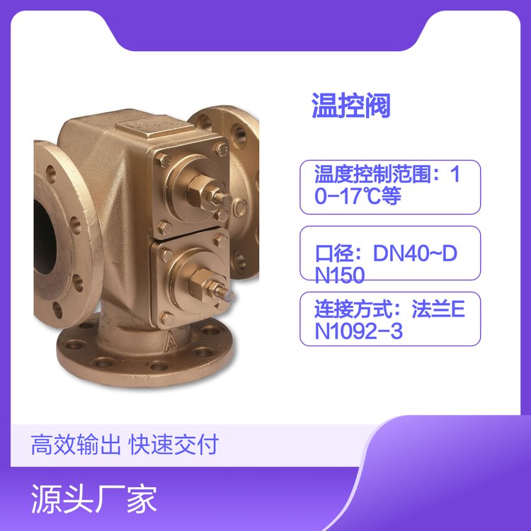 227.0521溫控閥帶緊急手動調(diào)節(jié)DN40~DN150
