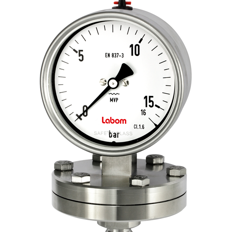 LABOM伊羅朗SeriesBA2隔膜壓力表NS100\/160，化學(xué)設(shè)計(jì)